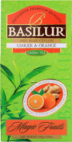 Basilur Tea Basilur-100g-Orange&Peach Ginger, Orange Green Tea Box(100 g)