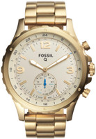 FOSSIL FTW1142 Q Hybrid Watch Smartwatch(Gold Strap, Free Size)