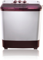 MarQ by Flipkart 6.5 kg Semi Automatic Top Load White, Maroon(MQSA65)