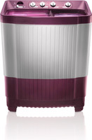 MarQ by Flipkart 8.5 kg Semi Automatic Top Load White, Maroon(MQSA85)