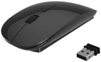 VU4 2.4Ghz Ultra Slim Wireless Optical Mouse(USB, Black)   Laptop Accessories  (VU4)