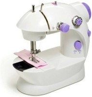 View yojaswi Portable & Compact 4 in 1 Mini Adapter Foot Pedal Electric Sewing Machine( Built-in Stitches 30) Home Appliances Price Online(YojaSwi)