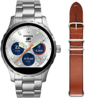FOSSIL FTW2120SET Q Watch Smartwatch(Silver Strap, Free Size)