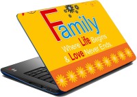 meSleep Family Life Vinyl Laptop Decal 15.6   Laptop Accessories  (meSleep)