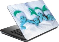 meSleep Blue Babies Vinyl Laptop Decal 15.6   Laptop Accessories  (meSleep)