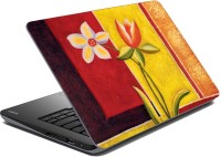 meSleep Flower Paint Vinyl Laptop Decal 15.6   Laptop Accessories  (meSleep)