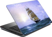 meSleep Ship In Ocean Vinyl Laptop Decal 15.6   Laptop Accessories  (meSleep)