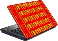 meSleep Red Multi Face Vinyl Laptop Decal 15.6   Laptop Accessories  (meSleep)
