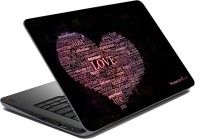 meSleep Love Heart Vinyl Laptop Decal 15.6   Laptop Accessories  (meSleep)