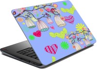 meSleep Bird Cage Hearts 18 Vinyl Laptop Decal 15.6   Laptop Accessories  (meSleep)