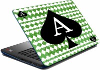 meSleep Green Card Ace Vinyl Laptop Decal 15.6   Laptop Accessories  (meSleep)