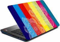 meSleep Bright Paisley Multicolor Vinyl Laptop Decal 15.6   Laptop Accessories  (meSleep)