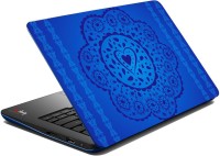 meSleep Blue Floral Vinyl Laptop Decal 15.6   Laptop Accessories  (meSleep)