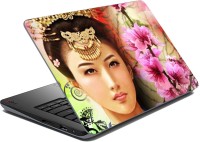 meSleep Lady Floral219 Vinyl Laptop Decal 15.6   Laptop Accessories  (meSleep)