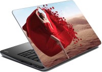 meSleep Girl In Red Vinyl Laptop Decal 15.6   Laptop Accessories  (meSleep)