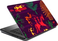 meSleep Colorfull Varli Vinyl Laptop Decal 15.6   Laptop Accessories  (meSleep)