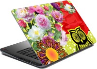 meSleep Owl Floral 14 Vinyl Laptop Decal 15.6   Laptop Accessories  (meSleep)