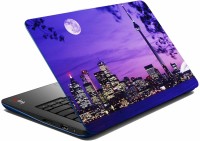 meSleep Blue Night City Vinyl Laptop Decal 15.6   Laptop Accessories  (meSleep)