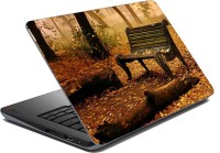 meSleep Bench In Autumn Vinyl Laptop Decal 15.6   Laptop Accessories  (meSleep)