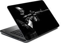 meSleep Man With Gun Vinyl Laptop Decal 15.6   Laptop Accessories  (meSleep)