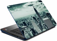 meSleep Grey Old City Vinyl Laptop Decal 15.6   Laptop Accessories  (meSleep)