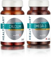 Healthkart Omega - 60 Capsules with Calcium - 60 Capsules(400 g)