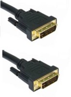 TECHON  TV-out Cable DVI CABLE(Black, For Computer)
