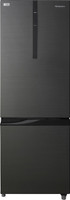 View Panasonic 296 L Frost Free Double Door Refrigerator(Black, NR-BR307RKX1)  Price Online