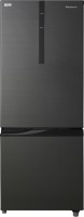 Panasonic 342 L Frost Free Double Door 2 Star Refrigerator(Black, NR-BR347RKX1)
