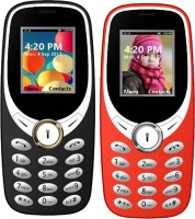 I Kall K31 Pack of Two Mobile(Red and Black) - Price 1199 25 % Off  