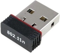View Terabyte Adapter 802.11N 500mbps Mini Wireless N 11n Wi-Fi Nano Wi-Fi Dongle USB LAN Card(Black) Laptop Accessories Price Online(Terabyte)