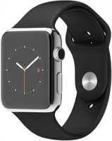 MOBILE FIT A1.slvr_sv.440 phone Smartwatch(Black Strap, Free Size)