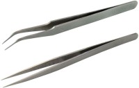 WOWSOME Set of 2 pcs Stainless Steel Tweezers - Price 147 40 % Off  