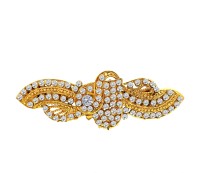 MJ Fashion Jewellery Floral Hair Clip(Gold) - Price 340 80 % Off  