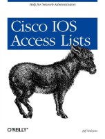 Cisco IOS Access Lists(English, Paperback, Sedayao Jeff)