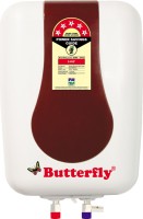 Butterfly 10 L Electric Water Geyser(White with Cherry Red, WATER HEATER ABS BODY 10 LTR)   Home Appliances  (Butterfly)