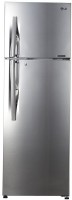 LG 335 L Frost Free Double Door 3 Star Refrigerator(Shiny Steel, GL-R372JPZN)
