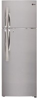 LG 284 L Frost Free Double Door 4 Star Convertible Refrigerator(Shiny Steel, GL-T302RPZN)