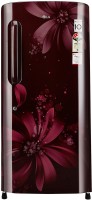 LG 215 L Direct Cool Single Door 3 Star Refrigerator(Scarlet Aster, GL-B221ASAW)