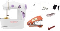 View Bluebells India ™stapler silai machine & ming hui Durable Mini Portable 2-Speed silai Electric Sewing Machine( Built-in Stitches 1) Home Appliances Price Online(Bluebells India)