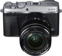 FUJIFILM X-E3 Silver with XF 18-55 mm Lens Mirrorless Camera Kit(Silver)