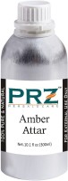 PRZ Amber Attar For Unisex (300 ML) - Pure Natural Premium Quality Perfume (Non-Alcoholic) Floral Attar(Amber)