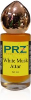 PRZ White Musk Attar Roll-on For Unisex (10 ML) - Pure Natural Premium Quality Perfume (Non-Alcoholic) Floral Attar(Floral)