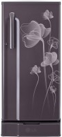 LG 190 L Direct Cool Single Door 5 Star Refrigerator with Base Drawer(Graphite Heart, GL-D205KGHN)