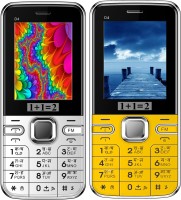 1+1=2 D4 Combo of Two Mobile(White, Yellow) - Price 1429 20 % Off  