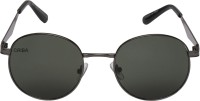 CRIBA Round Sunglasses(For Men & Women, Black)