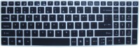 Saco Chiclet Keyboard Skin for Acer Aspire ES1-523-49C0 15.6-inch Laptop- (Black with Clear) Laptop Keyboard Skin(Black)   Laptop Accessories  (Saco)