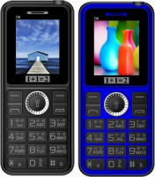1+1=2 D6 Combo Of Two Mobile(Black, Blue) - Price 1169 26 % Off  