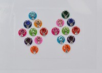 Crystal Fancy Bindi Ladies & Girls Multicolor Bindis(For Indian Women) - Price 99 50 % Off  