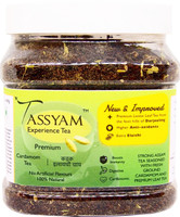 Tassyam Strong Assam Cardamom Tea 350g Jar | Cardamom Tea Box(350 g)